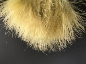 A. Jensen Blood Quill Marabou - gold olive